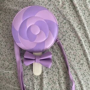 Purple Lollipop Crossbody Bag